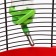 The cage for rodents is equipped, 48 x 35 x 34 cm, red