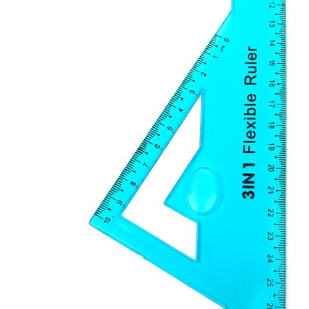 The line is flexible, silicone, 30 cm, multifunctional, mix-3