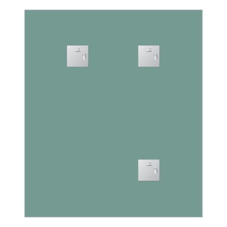 EvoForm mirror, with fake, 5 mm, 60x70 cm-2