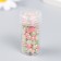 Decor "Pink-green gradient" d = 6 mm 10 g 200 pcs 5x2.5 cm mix