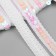 Decorative braid with sequins, 12 mm, 9 ± 0.5 m, pearl color