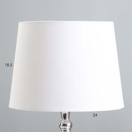 Flavia table lamp E27 40W chrome 25x25x44 cm Risalux-2