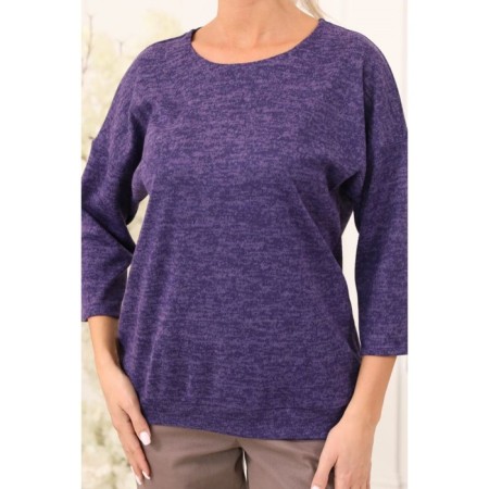 Female jumper, size 46, purple color-11