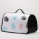 Bag - Frame Animal Carriage, 50 x 25 x 28 cm white with paws
