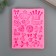 Mold Silicon "Hearts, Crown and Bows" 19 items 9x7x1 cm
