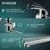 Bath mixer Zein ZC2049, pouring 40 cm, 35 mm cartridge, with shower set, chrome