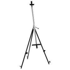 The telescopic easel, tripod, stainless steel