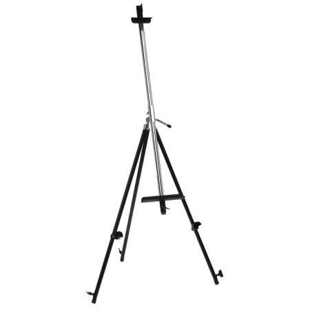 The telescopic easel, tripod, stainless steel