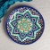 Largan Rishtan ceramics "Patterns", 36 cm, blue