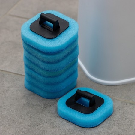 Contactly scorch with a detergent for the nano toilet, 10 interchangeable nozzles-12