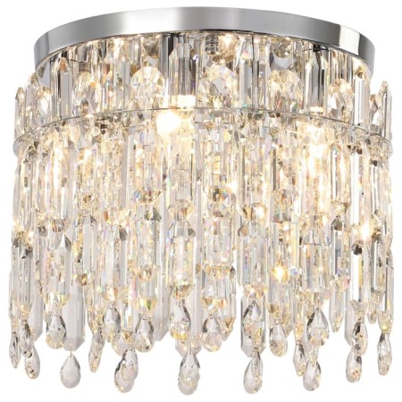 Ceiling chandelier Legacy 6xe14 40w, size 40x40x34 cm, color chromium-1