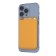 Cardholder for phone, leather, magsafe, orange