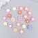 Beads for PVC creativity "Star with contour" Color set 20 pcs 1x1x1 cm