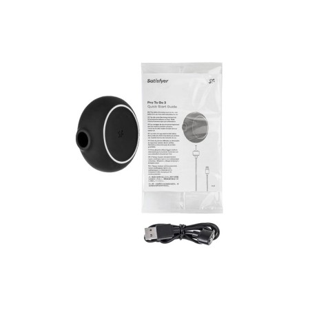 Vacuum Clit stimulator Satiffyer Pro to Go 3, black color-11