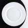 Plate plate Evedeay, D = 24 cm, glass -ceramic, white color