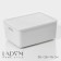 Storage container with lid LADOM "E LEC", 36 × 26 × 16 cm, white color