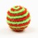 A brilliant two-color ball, 5 cm, green/red
