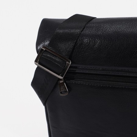 Male bag, black color-5