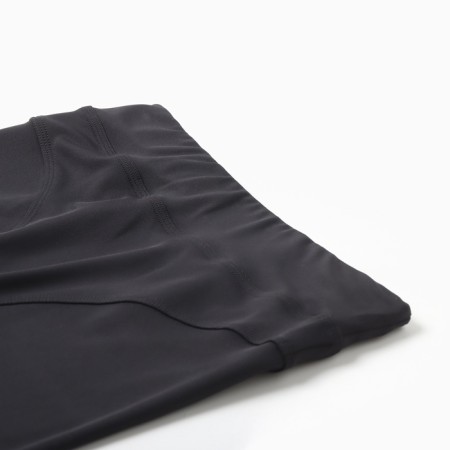 Women's legins with an insert of Minaku, black color, rr 42-6