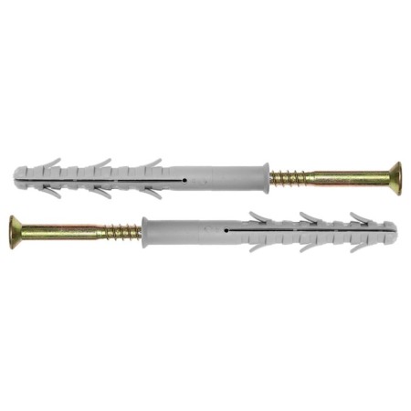 Dowel "bison", frame, with a galvanized screw, PZ Schlitz, nylon, 10x160 mm, 50 pcs-1