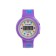 Watch of washing electronic, children's "pea", silicone strap, L-22 cm, purple