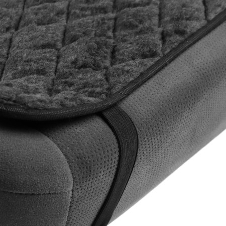 Front seat, artificial fur, size 48 x 48 cm, gray size-6
