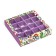 Box under 16 sweets, "flowers" 17.7 x 17.7 x 3.8 cm
