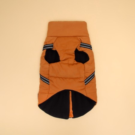 Jacket for dogs with a harness, size p 2xl (ds 45 cm, osh 40 cm, og 58 cm), mustard-6