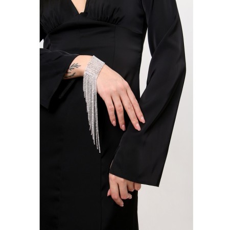 Carnival accessory Bracelet is long, rhinestones-1
