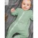 Combineson-Slip on the zipper Fashion, height 86 cm, green color