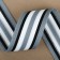 Braid knitted lamps 40 mm, 9 ± 0.5 m, gray/black/white color
