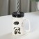 Ceramic mug with a metal lid and panda tube, 420 ml, MIX drawing