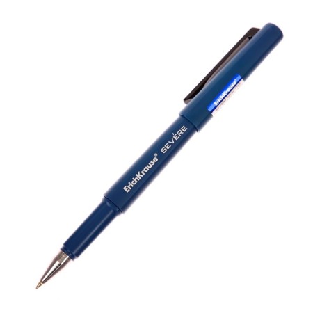 Ballic handle Erichkrause Severe, Ultra Glide Technology, Node 0.7 mm, blue ink, Troundwoman Soft-Touch, Super-Mirled Letter-9
