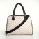 Road bag with lightning, beige color