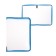 Plastic folder A4, 325 x 230 x 25 mm, lightning around, calligrata "office", PM-A4-01, 0.5 mm, transparent, blue