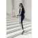 Female ishomine is a suit, size 44, dark blue color