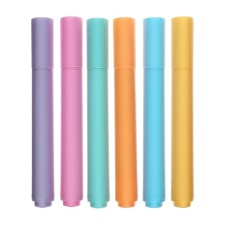 A set of markers-textbooks 6 pieces, 6 colors, pastel