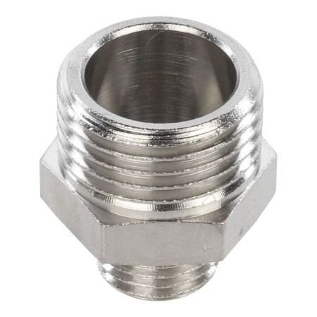 Nippel transition stout SFT-0004-001214, 1/2 "x1/4", external thread, nickelized brass-1