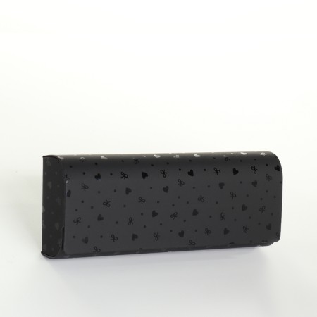 Case for glasses on a cracker, black color