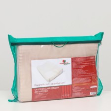 Orthopedic pillow NT PS-02, for adults, 50x36.5 cm, rollers 9/12 cm