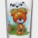 A set of glasses "Funny animals", glass, 230 ml, Mix drawing