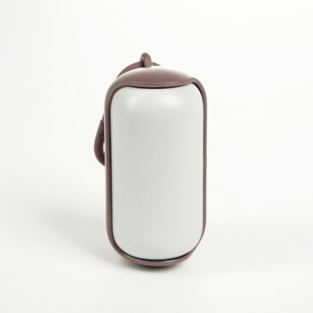 Container-strupid with bags for cleaning (roll 15 packages 29x21 cm), coffee-gray-2