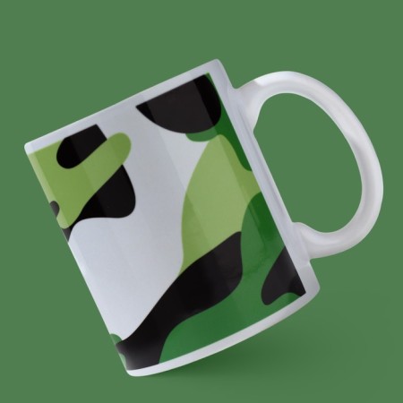 Ceramic mug "February 23" Bear, 320 ml, white color-2