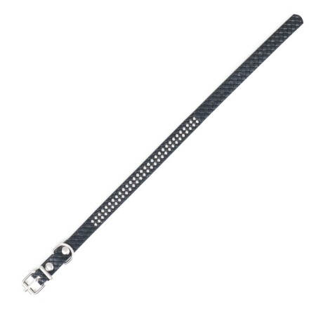 The collar of riveted with 2 rows of rivets, 33 x 1.2 cm, Osh 23-29, black-3