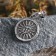 Amulet "Yarilo-Sole", metal pudter, art casting