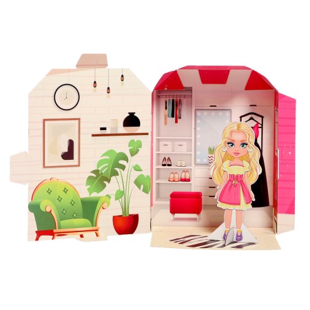 Magnetic game "Fashionable House: Lily"-15