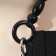 Handles for a bag, 2 pcs, 44.5 × 4.5 cm, black color