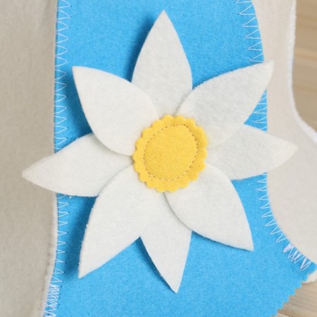 Hat for the bath "Bell. Flowers"-3