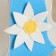 Hat for the bath "Bell. Flowers"
