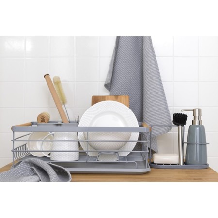 Set of waffle towels Essential, size 50x70 cm, 2 pcs, color gray-5